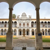 The courtyard of the University of Evora, Portugal