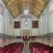 A restored chapel of the University of Evora, Portugal