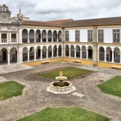 The courtyard of the University of Evora, Portugal