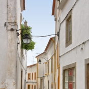 In the old city of Evora, Potugal