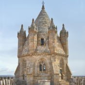 On the roof of the Cathedral of Évora, Portugal