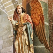 Inside the Cathedral of Évora, Portugal