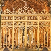 Inside the Cathedral of Évora, Portugal