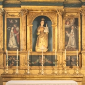 Side chapel of the church of São João Evangelista, Lóios Convent, Evora, Portugal