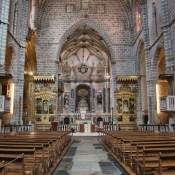 Inside the Church of St Francis, Evora, Portugal