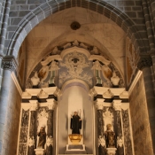 Inside the Church of St Francis, Evora, Portugal