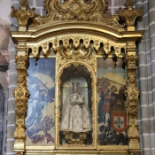 Inside the Church of St Francis, Evora, Portugal