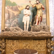 Inside the Church of St Francis, Evora, Portugal