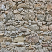 Details of the composition of the 14th century city walls around the old city of Evora