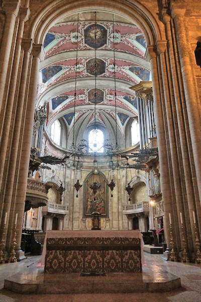 Inside the Lisbon Cathedral.