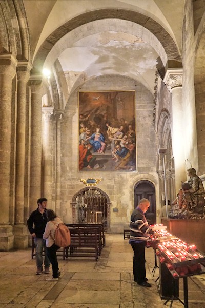 Inside the Lisbon Cathedral.