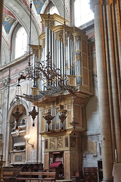 Inside the Lisbon Cathedral.