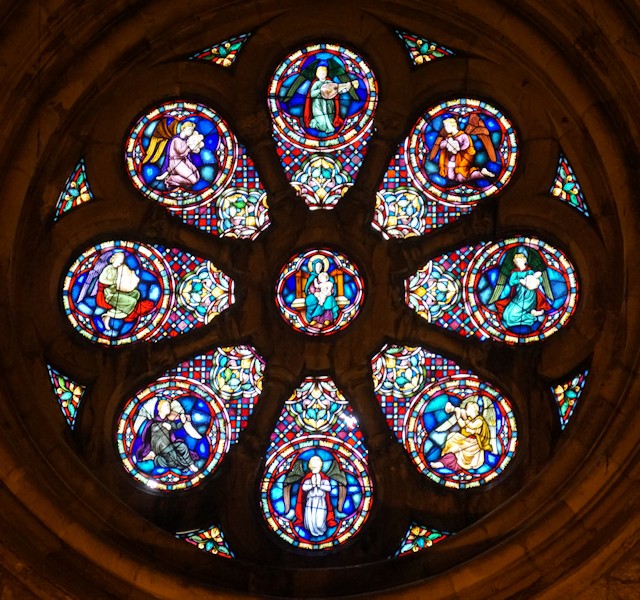 Inside the Lisbon Cathedral.