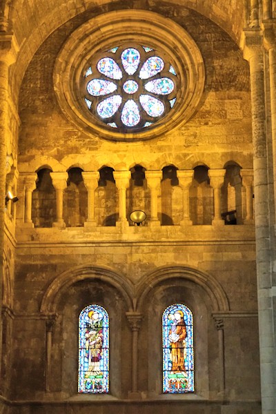 Inside the Lisbon Cathedral.