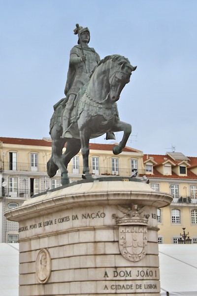 Statue of King José I in Commercial Square, Lisbon