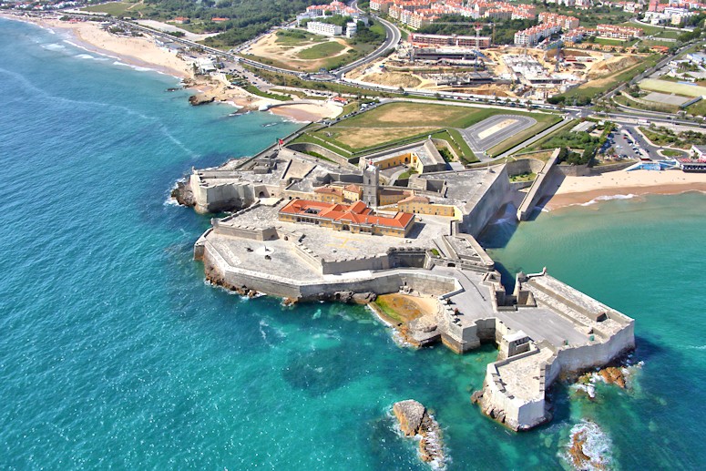 Sao Juliao da Barra is a 16th century coastal defence fort at the mouth of the Tagus River, just over 10 km from central Lisbon.