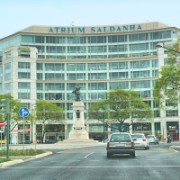 Atrium Saldanha shopping mall in Lisbon