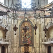 Inside the Lisbon Cathedral.