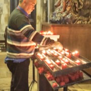 Inside the Lisbon Cathedral.