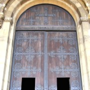 A door of the Lisbon Cathedral.