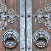 A door of the Lisbon Cathedral.