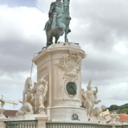 Statue of King José I in Commercial Square, Lisbon