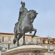 Statue of King José I in Commercial Square, Lisbon