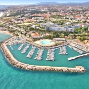 Oeiras Marina, at the mouth of the Tagus River, 10 km from central Lisbon