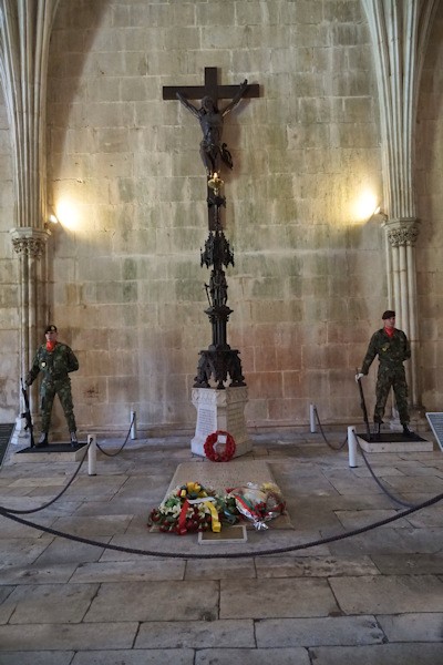 Inside Batalha Monastery - memorium to the Unknown Soldier