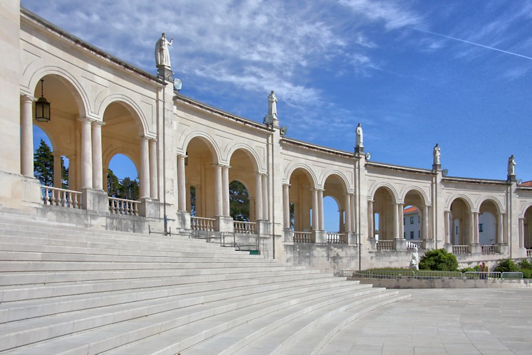 Part of the surrounds of the Basilica