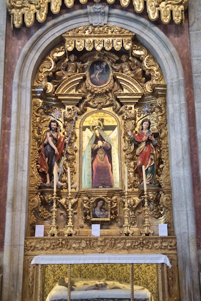 Inside the Church of the Clergy (Clerigos), Porto