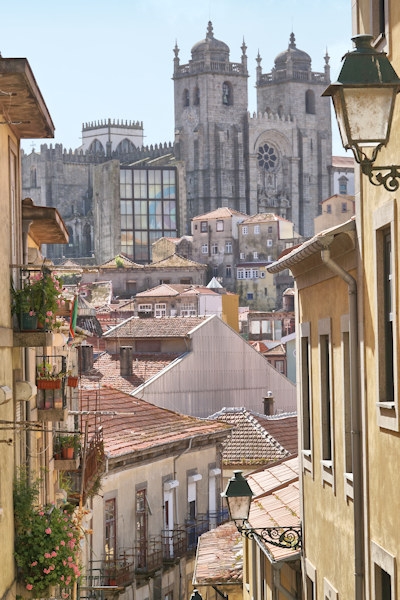  In the old quarter of Porto, Portugal