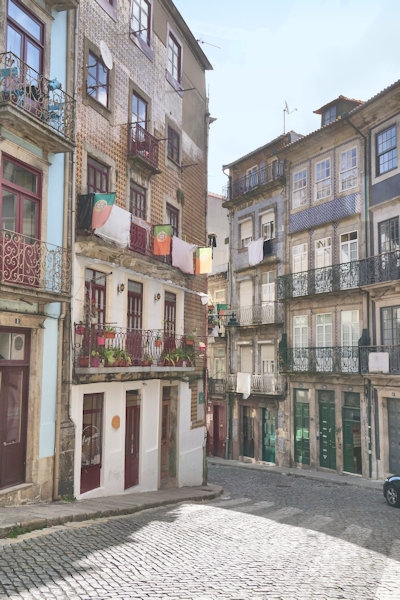  In the old quarter of Porto, Portugal