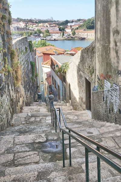  In the old quarter of Porto, Portugal