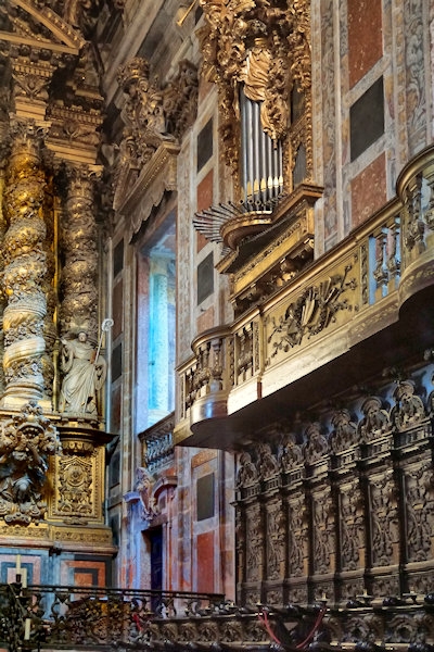 Inside the Cathedral of Porto, Portugal