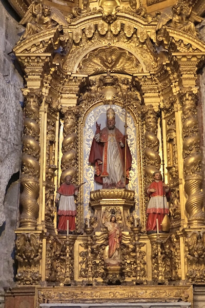 Inside the Cathedral of Porto, Portugal