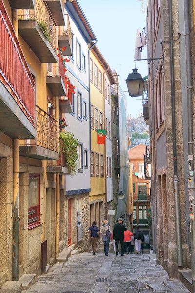  In the old quarter of Porto, Portugal