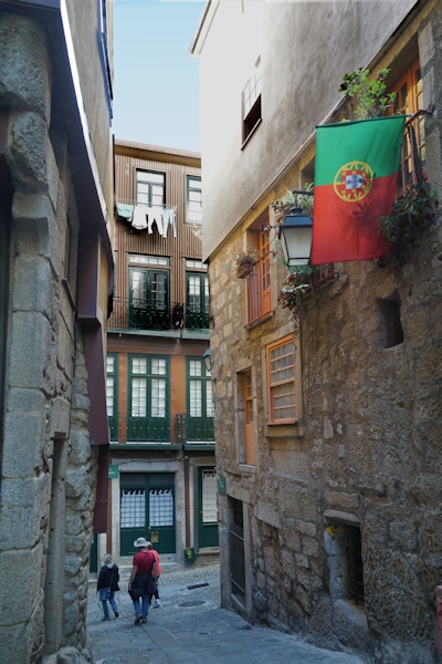  In the old quarter of Porto, Portugal