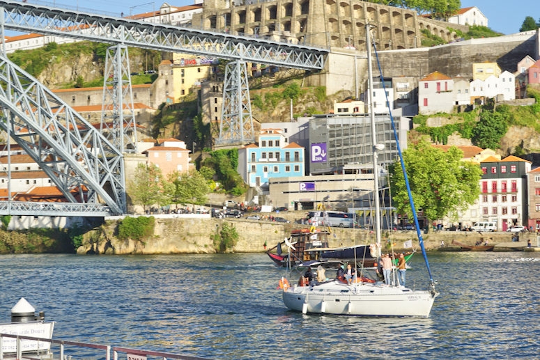 Luis I bridge, and Gaia on the south side of the Douro River