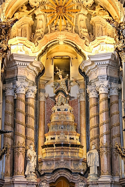 Inside the Church of the Clergy (Clerigos), Porto