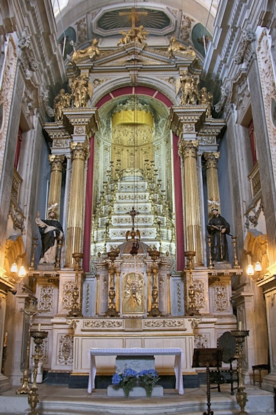 Inside the Church of the Franciscans, Porto