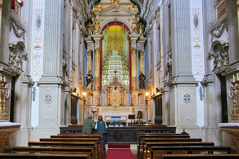 Inside the Church of the Franciscans, Porto