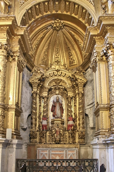 Inside the Cathedral of Porto, Portugal