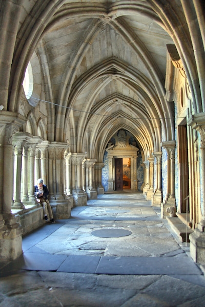 Cloisters of the Cathedral of Porto, Portugal