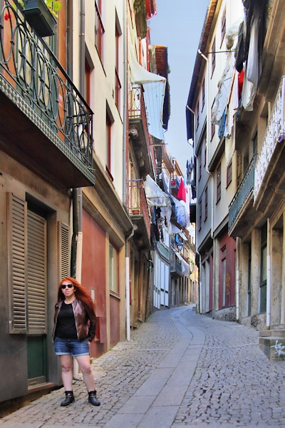  In the old quarter of Porto, Portugal