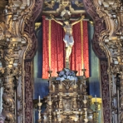 Inside the Church of Carmo