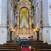 Inside the Church of the Franciscans, Porto