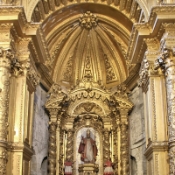 Inside the Cathedral of Porto, Portugal