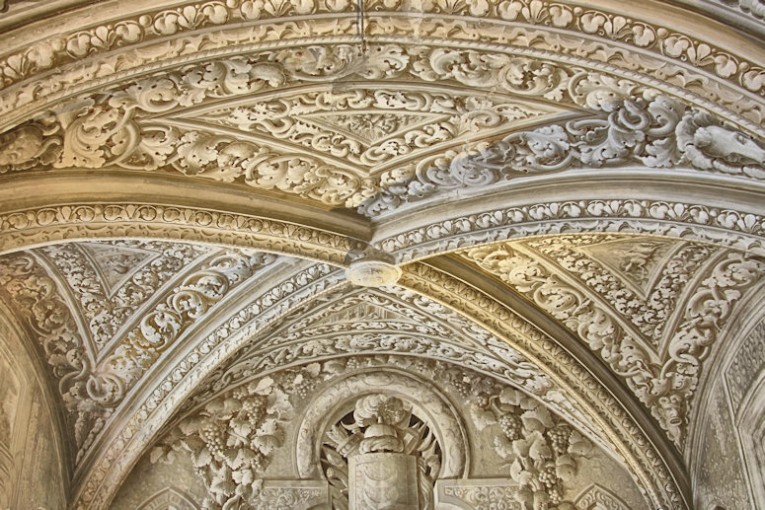 Inside Pena Palace, Sintra, Portugal