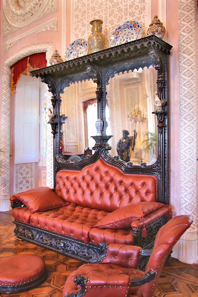 Inside Pena Palace, Sintra, Portugal